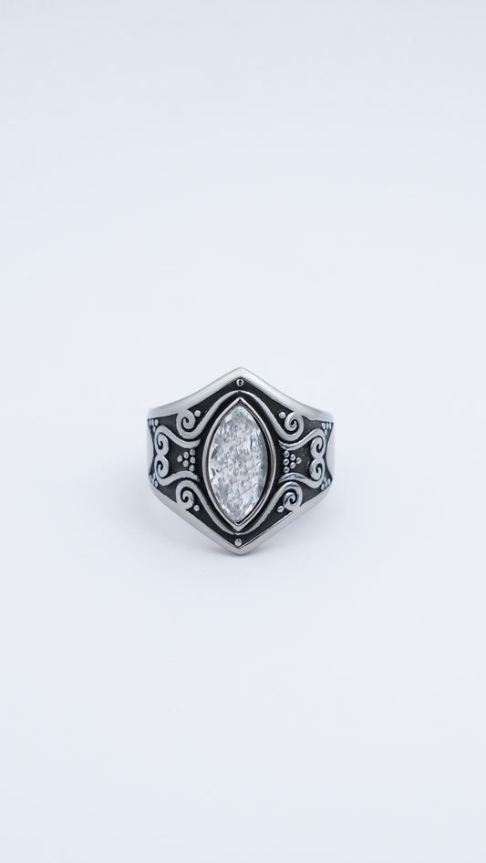 Marquise stone ring