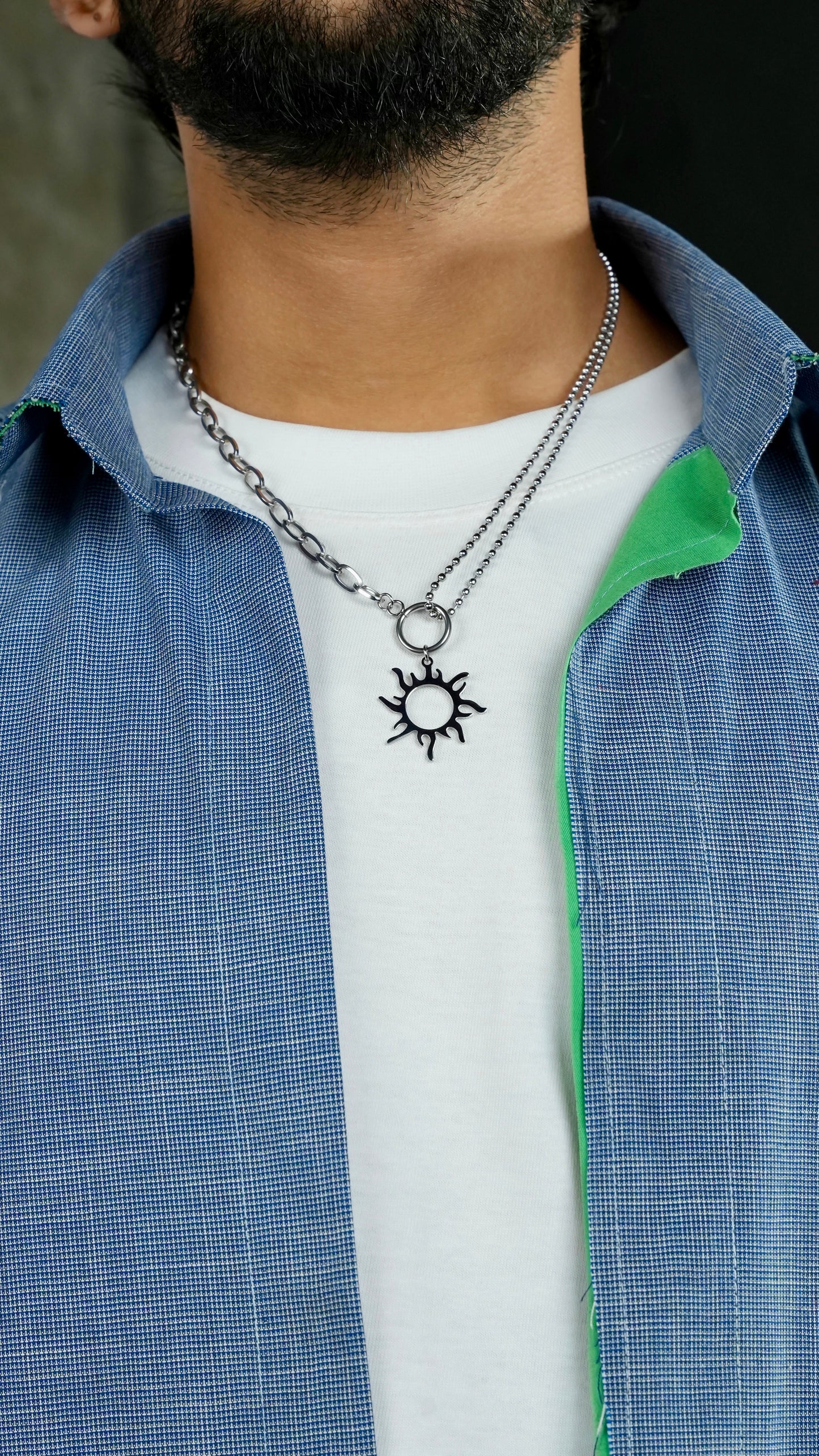 Minimal Sun necklace