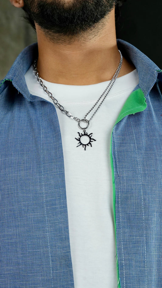 Minimal Sun necklace