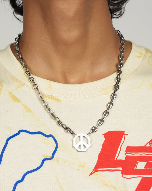 Sleek peaceful necklace