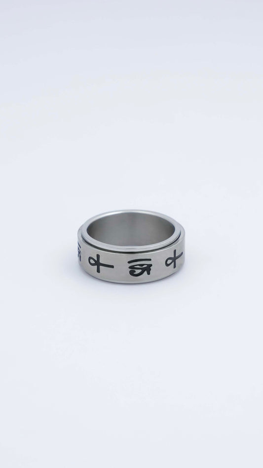 Fidget Ankh ring