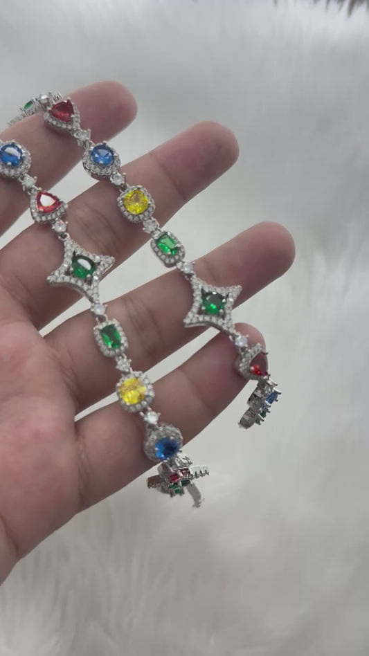Vivid Gemstones Bracelet